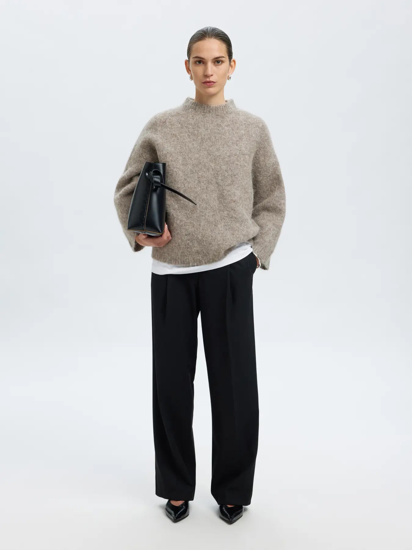 Selected Femme - Strik - Gabriella - Steel Grey