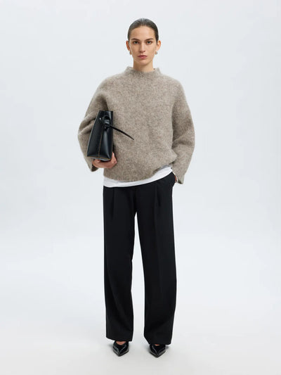 Selected Femme - Strik - Gabriella - Steel Grey