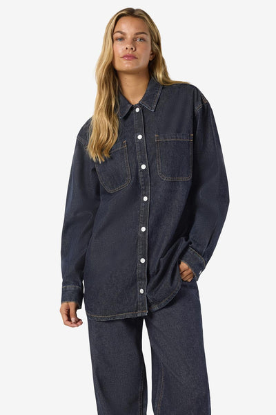 Noisy May - Jakke - Dark blue denim - Alva