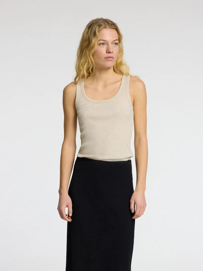 Black Strap top - Anna - Selected Femme
