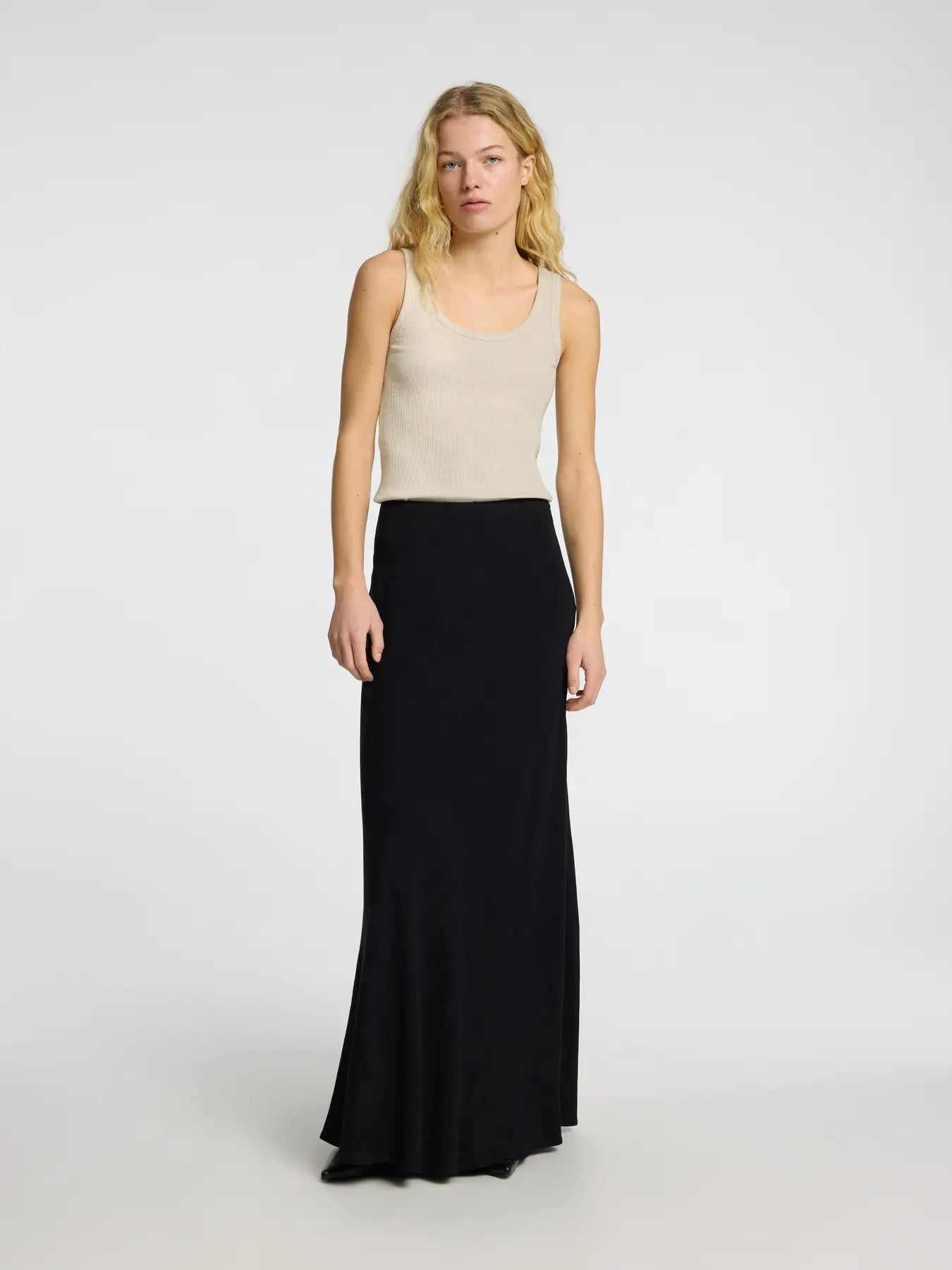 Black Strap top - Anna - Selected Femme