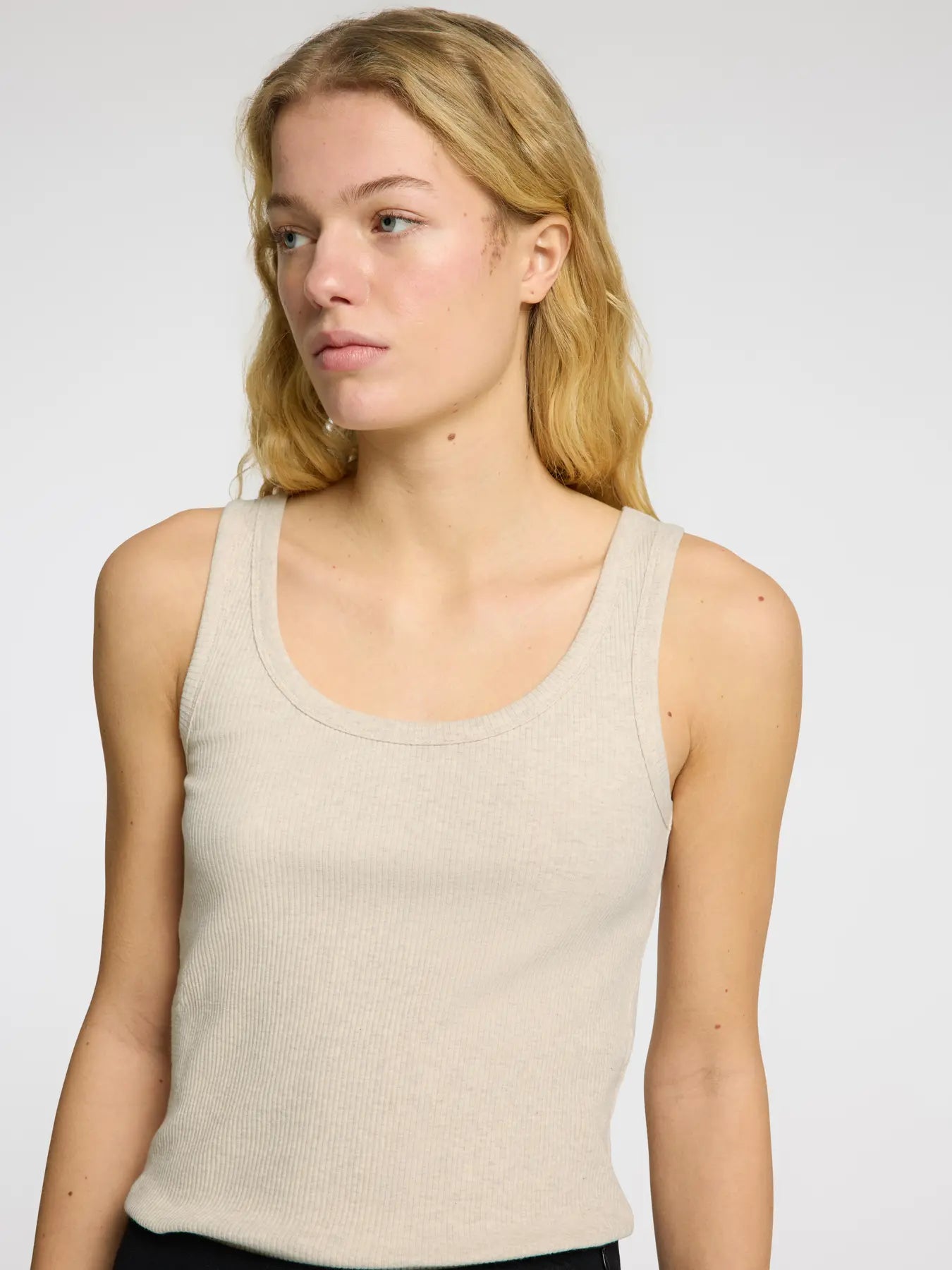 Black Strap top - Anna - Selected Femme